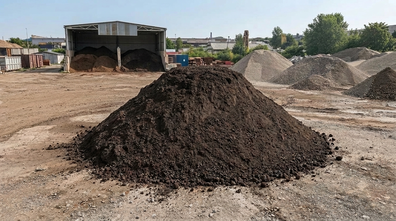 Zemina, kvalitní ornice a prach